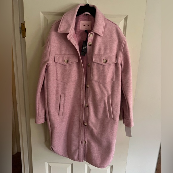 Blank NYC
Faux Wool Long Shirt Jacket Large - Picture 6 of 8